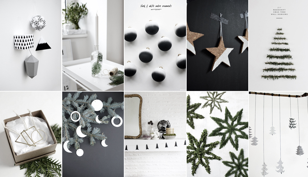 DIY: najpiękniejsze minimalistyczne dekoracje świąteczne