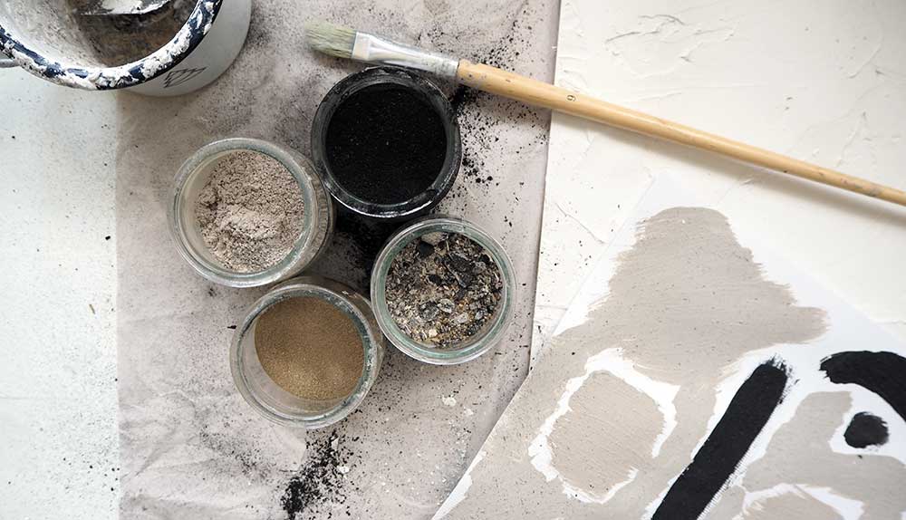 DIY: malowanie naturalnymi pigmentami z węgla i popiołu